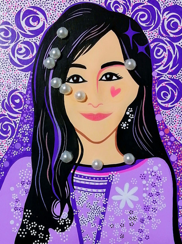 Nさんの絵💜 | 画家　小高朋恵　BON