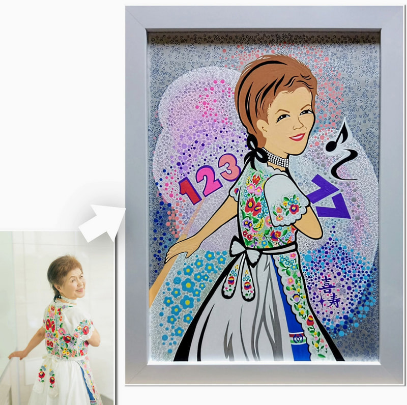 YH様肖像画 | 画家　小高朋恵　BON