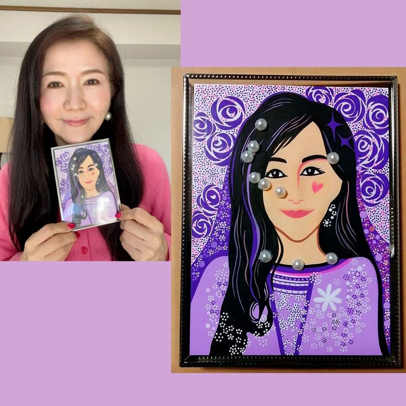 NE様肖像画 | 画家　小高朋恵　BON