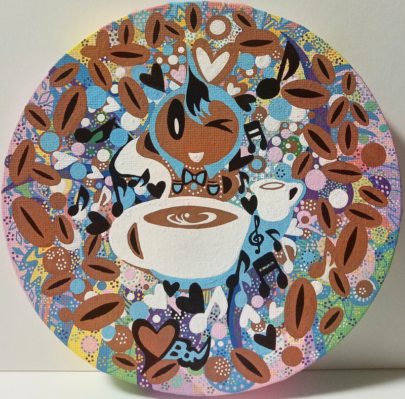 ミルクコーヒーボーイ | 画家　小高朋恵　BON