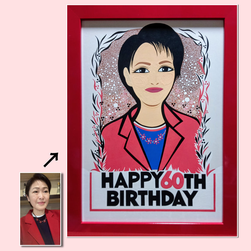 O様肖像画 | 画家　小高朋恵　BON